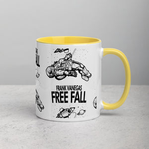 "Free Fall" Mug with Color Inside