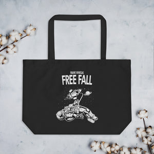 "Free Fall" Large organic tote bag