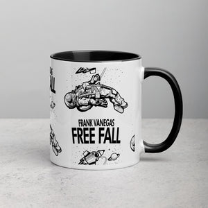 "Free Fall" Mug with Color Inside