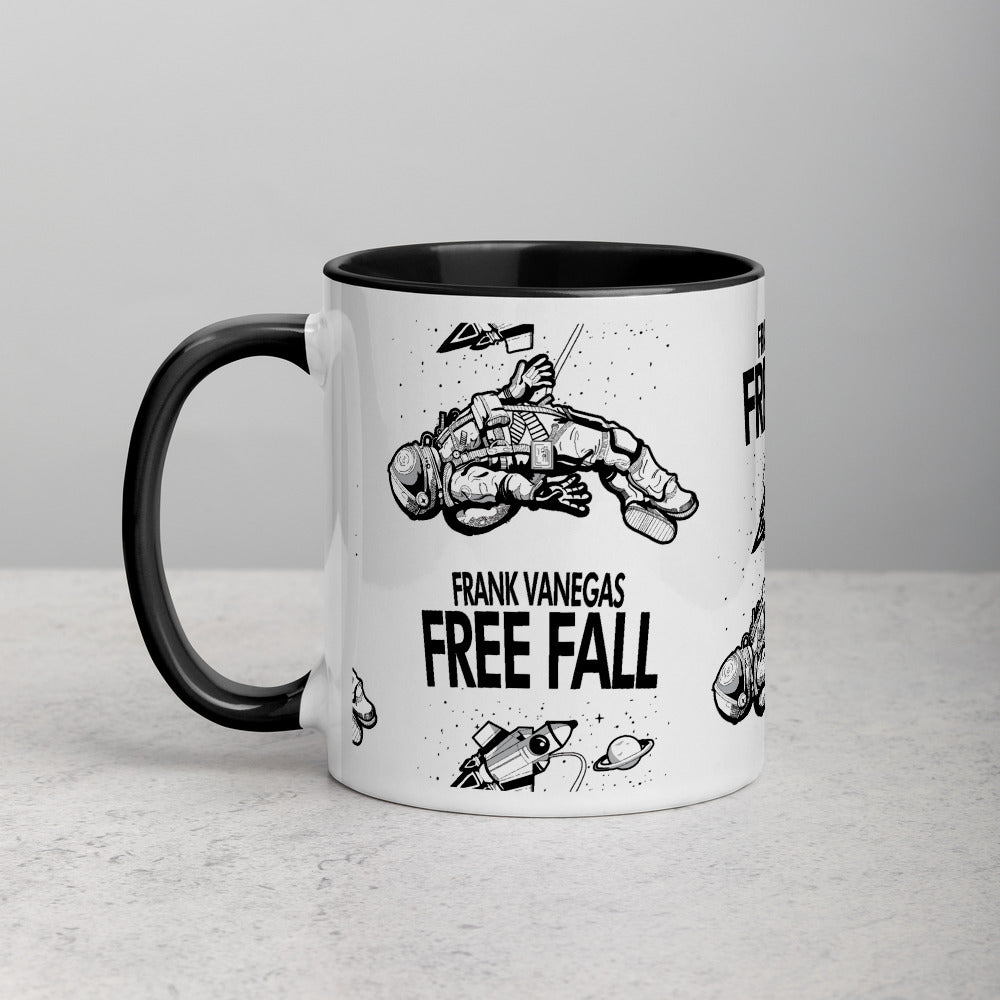 "Free Fall" Mug with Color Inside