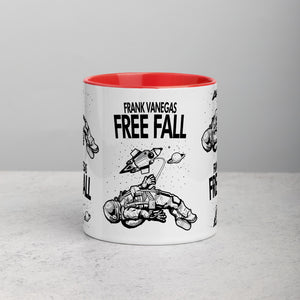 "Free Fall" Mug with Color Inside