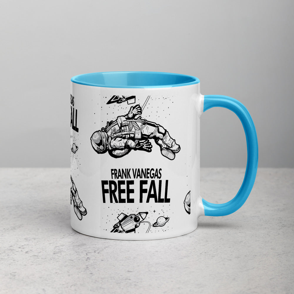 "Free Fall" Mug with Color Inside