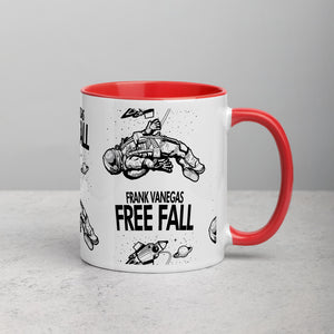 "Free Fall" Mug with Color Inside