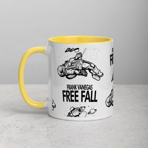 "Free Fall" Mug with Color Inside