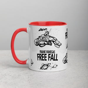 "Free Fall" Mug with Color Inside