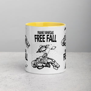 "Free Fall" Mug with Color Inside